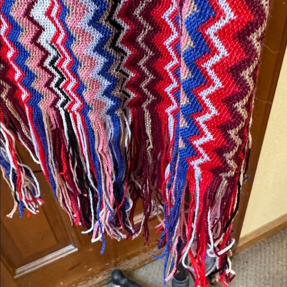 Missoni Multicolor Zigzag Knit Scarf - Picture 6 of 7